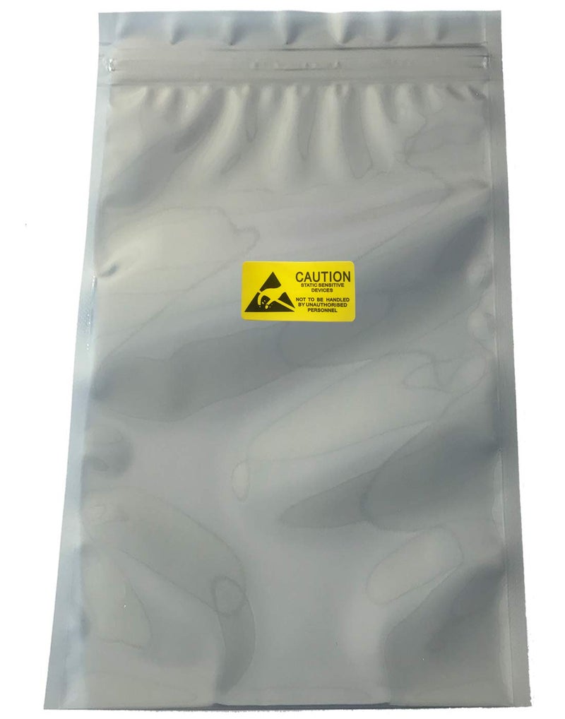 Daarcin Anti Static Bags,ESD Bags,10pcs 11.8x15.7in(30x40cm) Resealable Large Size for Motherboard HDD with10pcs Labels and Electronic Device,Antistatic Bags for Graphics Card - Image 1